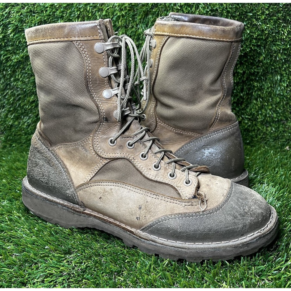 Danner Boots Men Size 10.5 USMC Rat 8" Mojave GTX Military Utility Marine